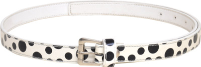 60% OFF on Scarleti Girls Formal White Artificial Leather Belt White