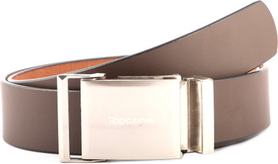 75% OFF on Buckleup Men Formal Brown Genuine Leather Belt Brown