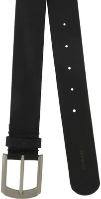 Aditi Wasan Men Casual Black Genuine Leather Belt Black Aditi Wasan Men Casual Black Genuine Leather Belt Black