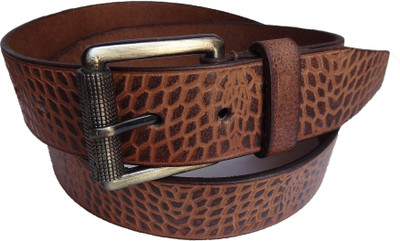 60% OFF on Ex Corio Men Casual Brown Genuine Leather Belt Brown