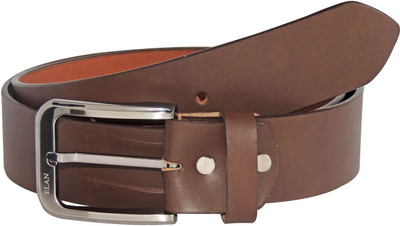 Elan Men Formal Tan Genuine Leather Belt Tan Elan Men Formal Tan Genuine Leather Belt Tan