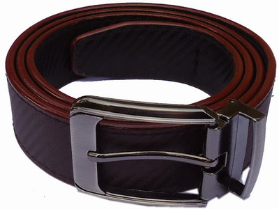 89% OFF on MMS Men Semi-formal Brown Synthetic Belt Brown