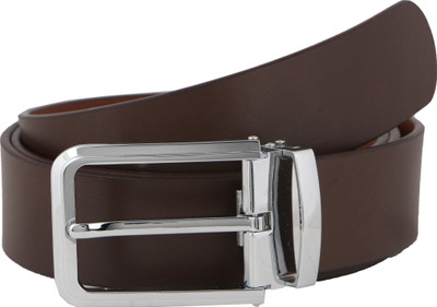 40% OFF on Vinson Massif Men Formal, Casual, Evening Black, Brown Genuine Leather Belt Brown