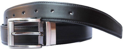 55% OFF on Winsome Deal Men Formal, Casual Black Artificial Leather Reversible Belt Black