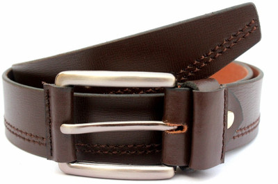 42% OFF on Tops Men Casual Brown Genuine Leather Belt Brown
