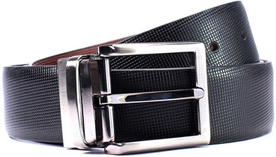 26% OFF on Batuva Men Formal Black, Brown Genuine Leather Reversible Belt Black, Brown