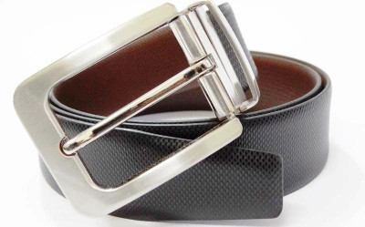 50% OFF on Midas Men Formal Multicolor Genuine Leather Reversible Belt Black, Brown