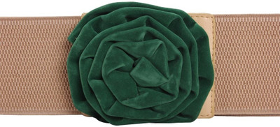 20% OFF on Khoobsurati Women Casual White Artificial Leather, Fabric Belt Cream