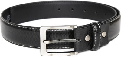40% OFF on Mast & Harbour Men Casual Black Genuine Leather Belt BLACK