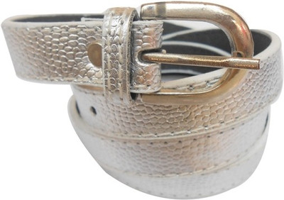 74% OFF on D&D Girls Casual Multicolor Artificial Leather Belt Silver-08