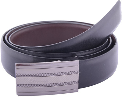 23% OFF on SFA Men Formal Black Artificial Leather Reversible Belt BLACKANDBROWN347