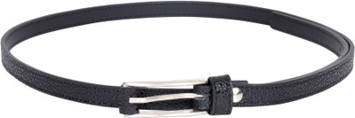 60% OFF on Scarleti Girls Formal Black Artificial Leather Belt Black