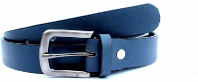 56% OFF on Tops Men, Women Semi-formal Blue Genuine Leather Belt Blue
