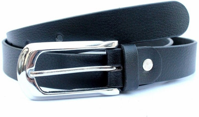 31% OFF on Tops Men, Women Semi-formal Black Genuine Leather Belt Black
