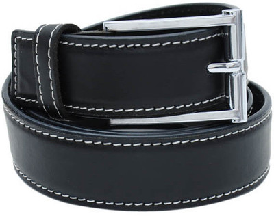 55% OFF on Walletsnbags Men Formal Black Genuine Leather, Genuine Leather Belt B4-BLK