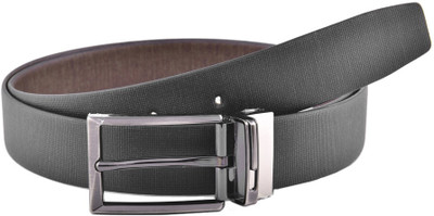 75% OFF on Buckleup Men Formal Black Genuine Leather Reversible Belt Black