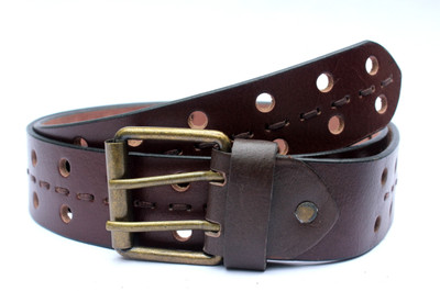 51% OFF on Tops Men, Women Casual Brown Genuine Leather Belt Black