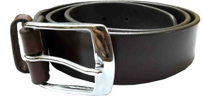 50% OFF on Sterling Germany Boys, Men, Women, Girls Casual, Evening, Party, Formal Brown Genuine Leather Belt Brown-02