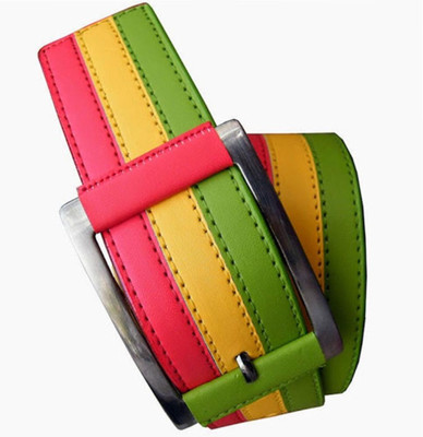 67% OFF on Winsome Deal Men Formal Multicolor Artificial Leather Belt Multicolor