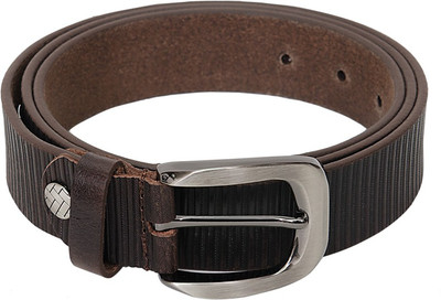 58% OFF on Lustre International Men Formal Brown Genuine Leather Belt Brown-53