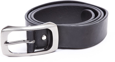 66% OFF on 365labels Men Casual Black Artificial Leather Belt Black-1