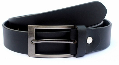 58% OFF on Tops Men, Women Semi-formal Black Genuine Leather Belt Black