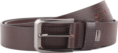 85% OFF on WildHorn Men Formal Brown Genuine Leather Belt Brown