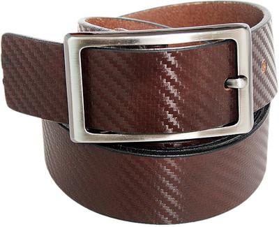 20% OFF on Leeitalian Men Formal Brown Belt Brown