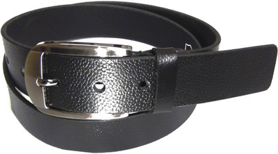 70% OFF on Manshkhino Men Formal Black Genuine Leather Belt BLK