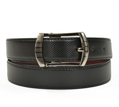 70% OFF on Royal Son Men Casual, Formal Black, Brown Genuine Leather Reversible Belt Black