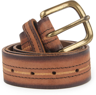 59% OFF on Aventura Outfitters Women Casual Brown Genuine Leather Belt Brown