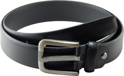 50% OFF on Navaksha Men Formal Black Genuine Leather Belt Black