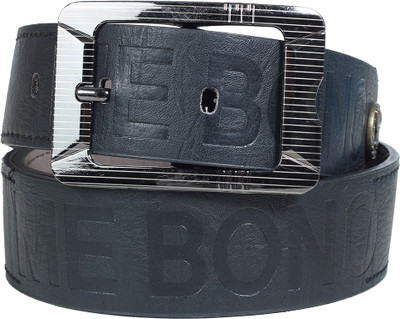 50% OFF on Blute Fittings Men Casual, Formal, Evening, Party Black Artificial Leather Belt Black