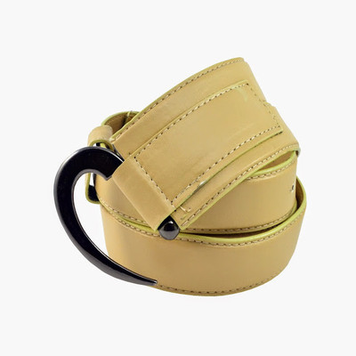 20% OFF on Antiformal Women Casual, Evening, Party Beige Genuine Leather, Metal Reversible Belt Cream-29