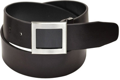 68% OFF on Orosilber Men Casual Black Belt Black