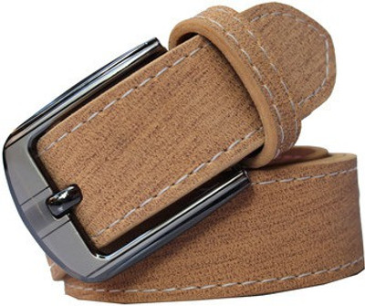 60% OFF on Winsome Deal Men Formal, Casual Beige Artificial Leather Belt Camel