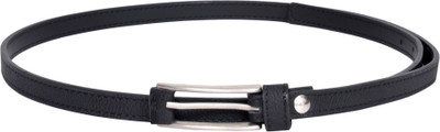 60% OFF on Scarleti Girls Formal Black Artificial Leather Belt Black