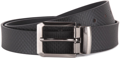 87% OFF on WildHorn Men Formal Black Genuine Leather Belt Black