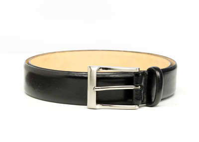 34% OFF on HideCraft Men Formal Black Genuine Leather Belt Blk