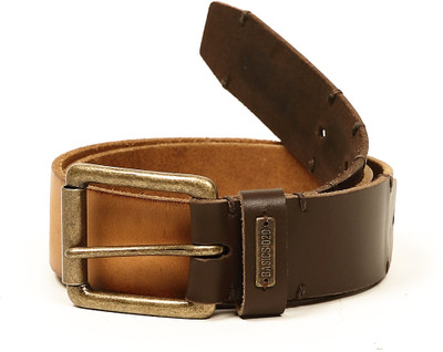 35% OFF on Basics Life Men Casual Brown Genuine Leather Belt Brown