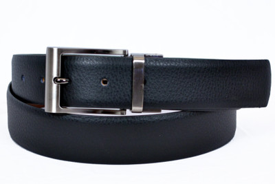 40% OFF on Izma Men Formal Black Genuine Leather Reversible Belt Black