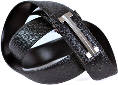 40% OFF on Izma Men Formal Black Genuine Leather Belt Black