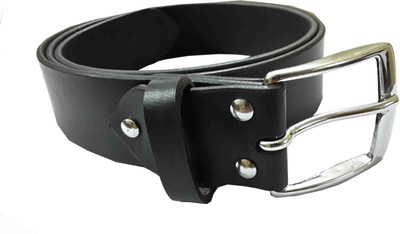 50% OFF on Sterling Germany Boys, Men, Women, Girls Casual, Evening, Party, Formal Black Genuine Leather Belt Black-01