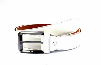 59% OFF on Tops Men, Women Semi-formal White Genuine Leather Belt White 59% OFF on Tops Men, Women Semi-formal White Genuine Leather Belt White