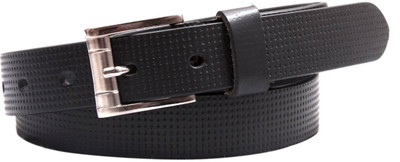 56% OFF on Ligans NY Men, Women Formal, Casual Black Genuine Leather Belt Black