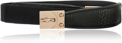 61% OFF on Calvino Girls Casual, Evening/Party Black Artificial Leather Belt Black