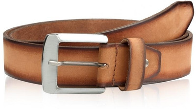 75% OFF on Buckle Up Men Casual Tan Genuine Leather Belt Tan