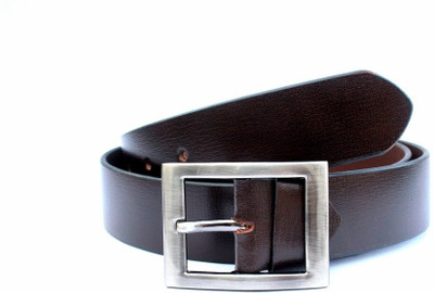 52% OFF on Tops Men, Women Casual Brown Genuine Leather Belt Brown