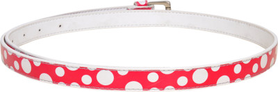 60% OFF on Scarleti Girls Formal Red Artificial Leather Belt Red