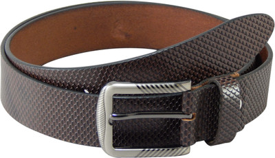 30% OFF on Navaksha Men Formal Brown Genuine Leather Belt Brown